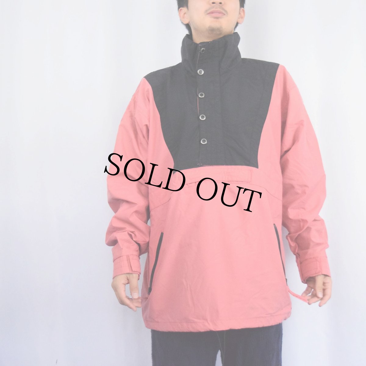 画像2: 80's BURTON surfwear ナイロン プルオーバージャケット M (2)