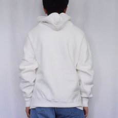 画像3: 【SALE】 90's mvp USA製 REVERSE WEAVE TYPE "WESTERN MARYLAND COLLEGE" プリントスウェットフーディー M (3)