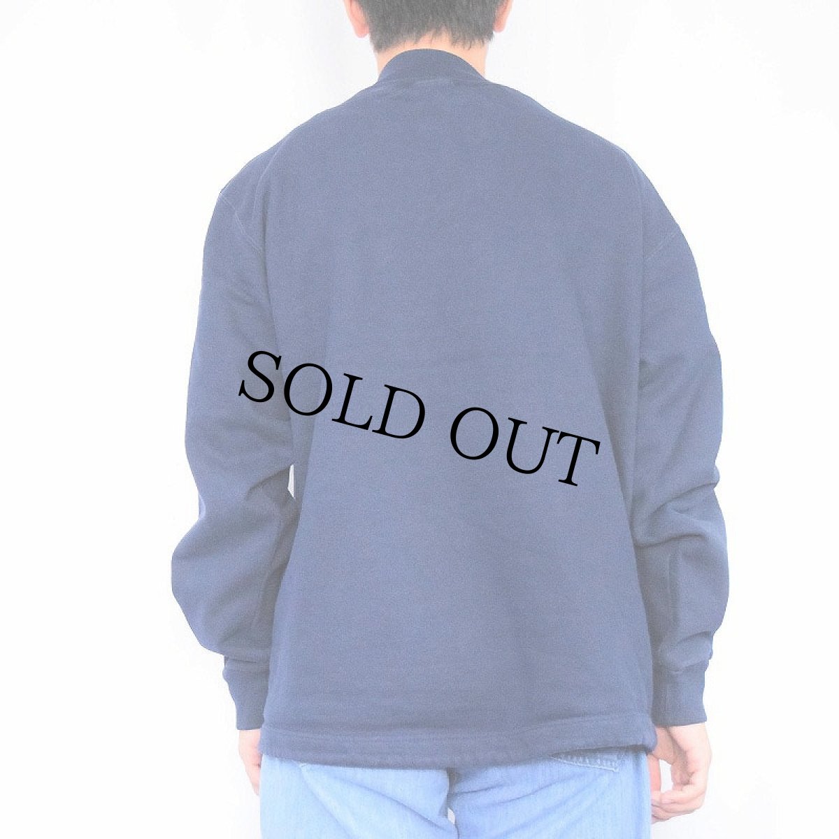 画像3: 90's Champion USA製 "UNIVERSITY OF ROCHESTER" モックネックスウェット NAVY XL (3)