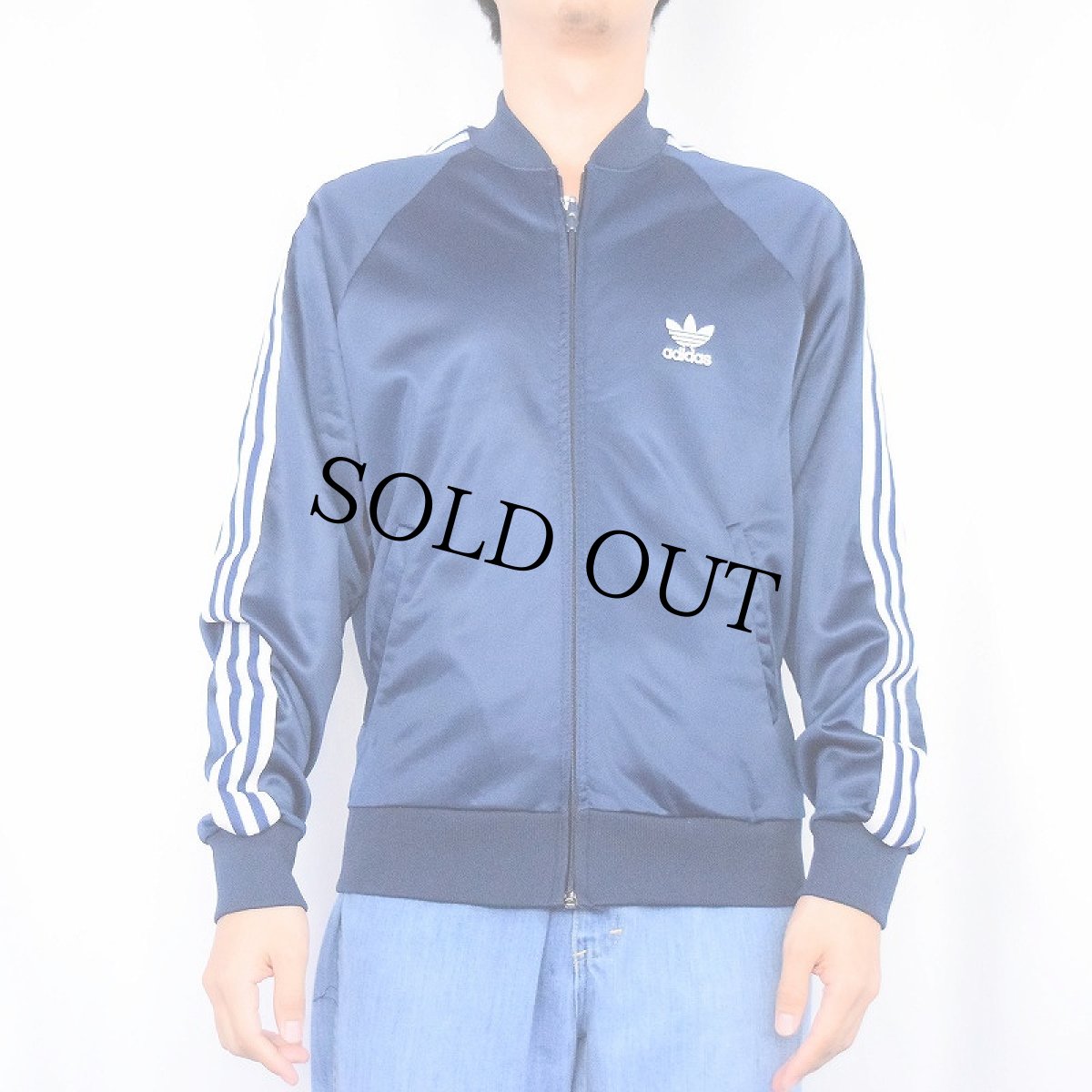 画像2: 80's adidas ATP USA製 トラックジャケット NAVY M (2)