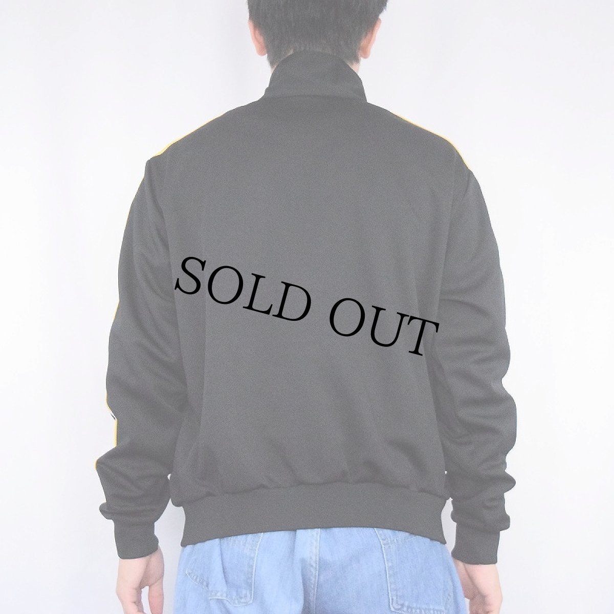 画像3: 90's〜 USA製 サイドライン トラックジャケット BLACK (3)