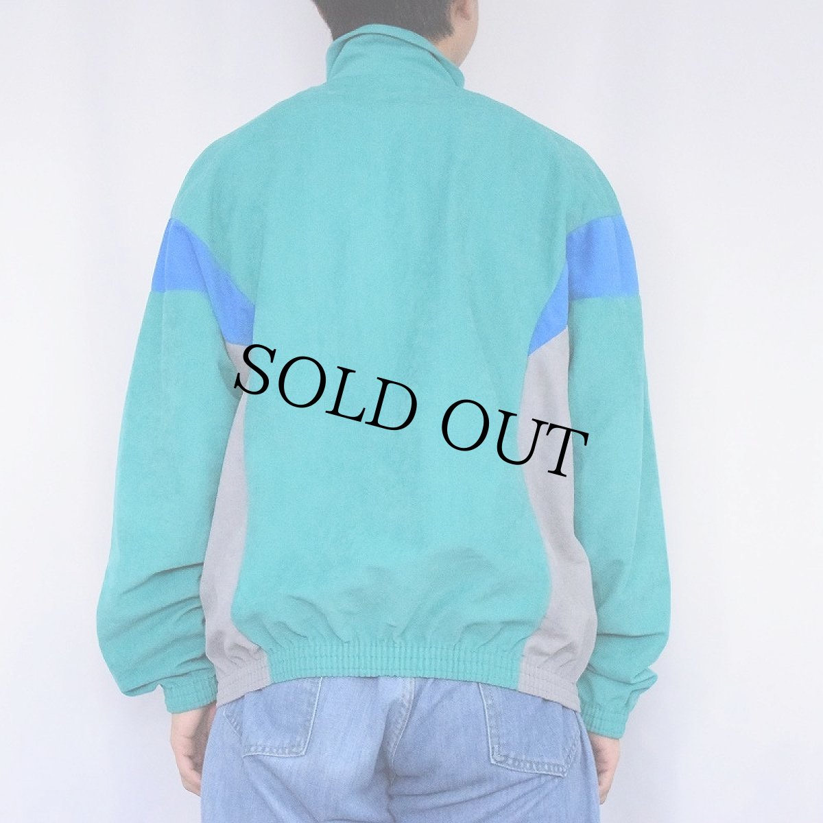 画像3: 70's〜 EURO FRANCE製 ベロアトラックジャケット M (3)