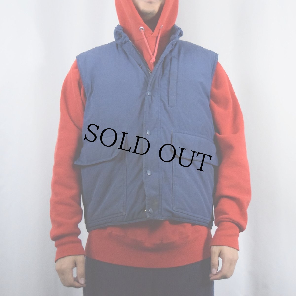 画像3: 2000's L.L.Bean リバーシブル ダウンベスト L (3)