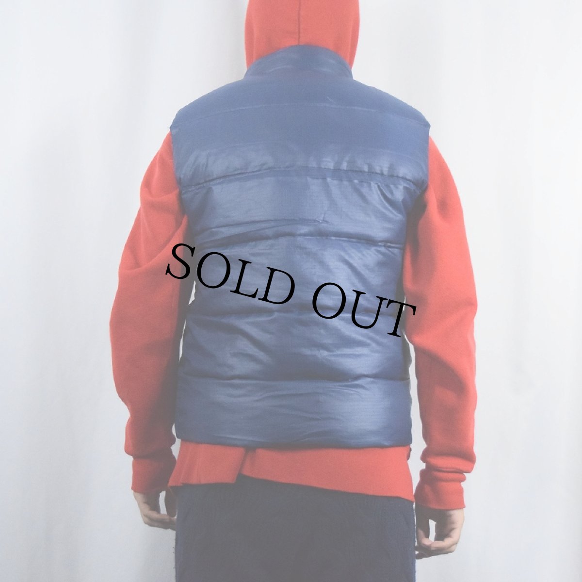 画像3: 80's Eddie Bauer ダウンベスト NAVY (3)