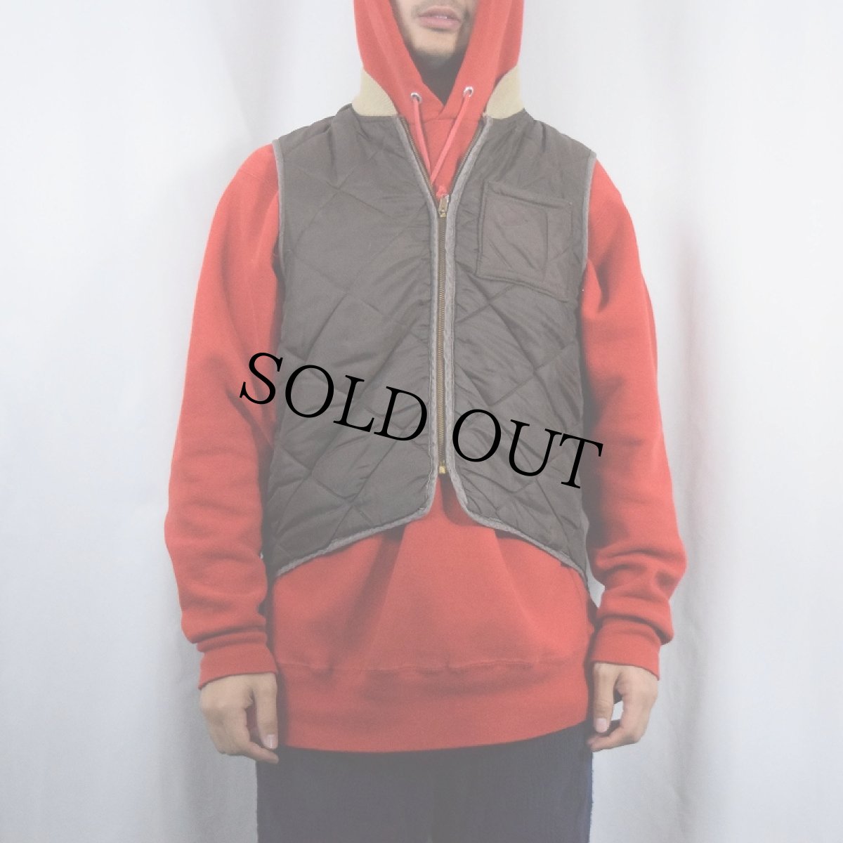 画像2: 60's RED HEAD 中綿入り キルティングベスト (2)