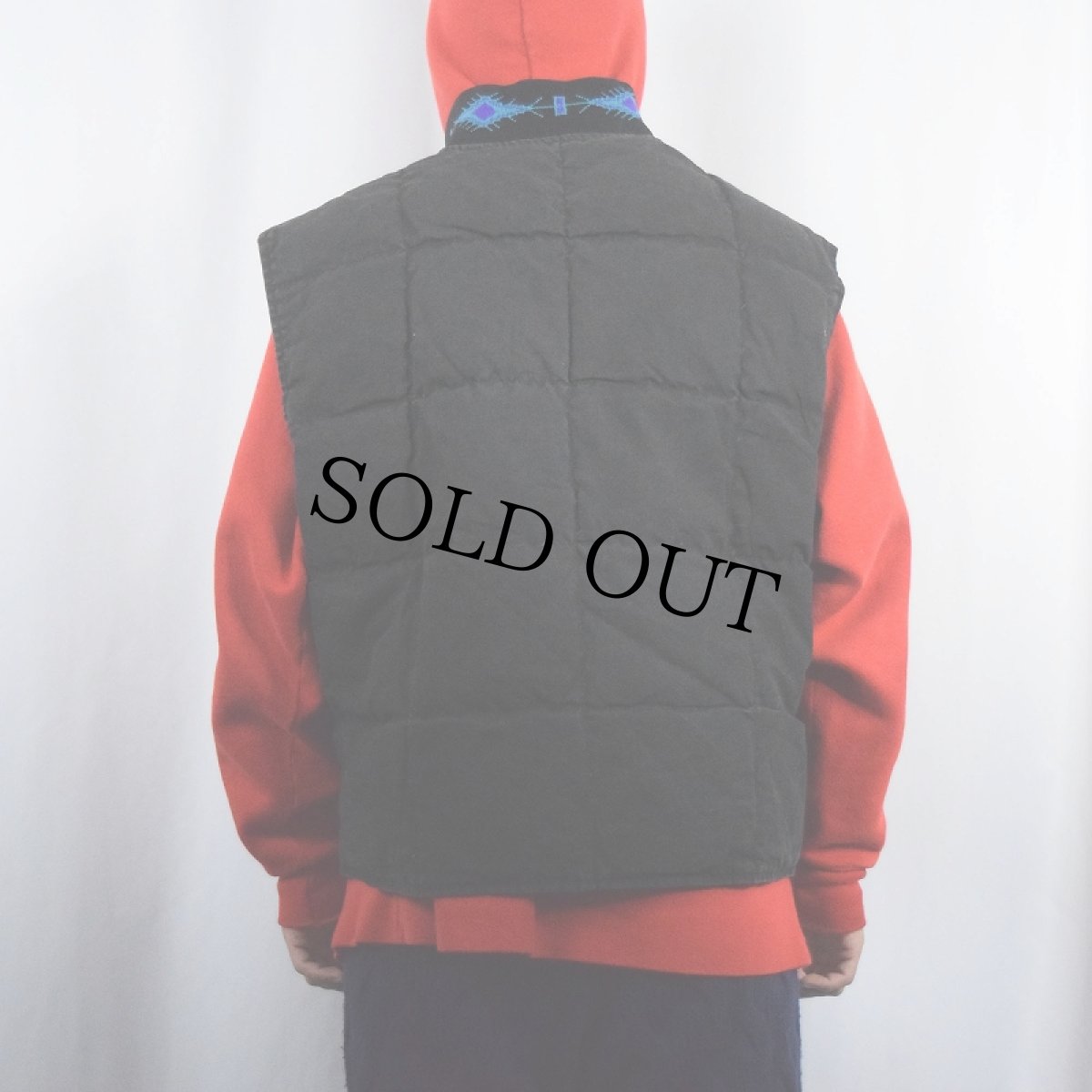 画像3: 90's Comfy USA製 ダウンベスト BLACK L (3)