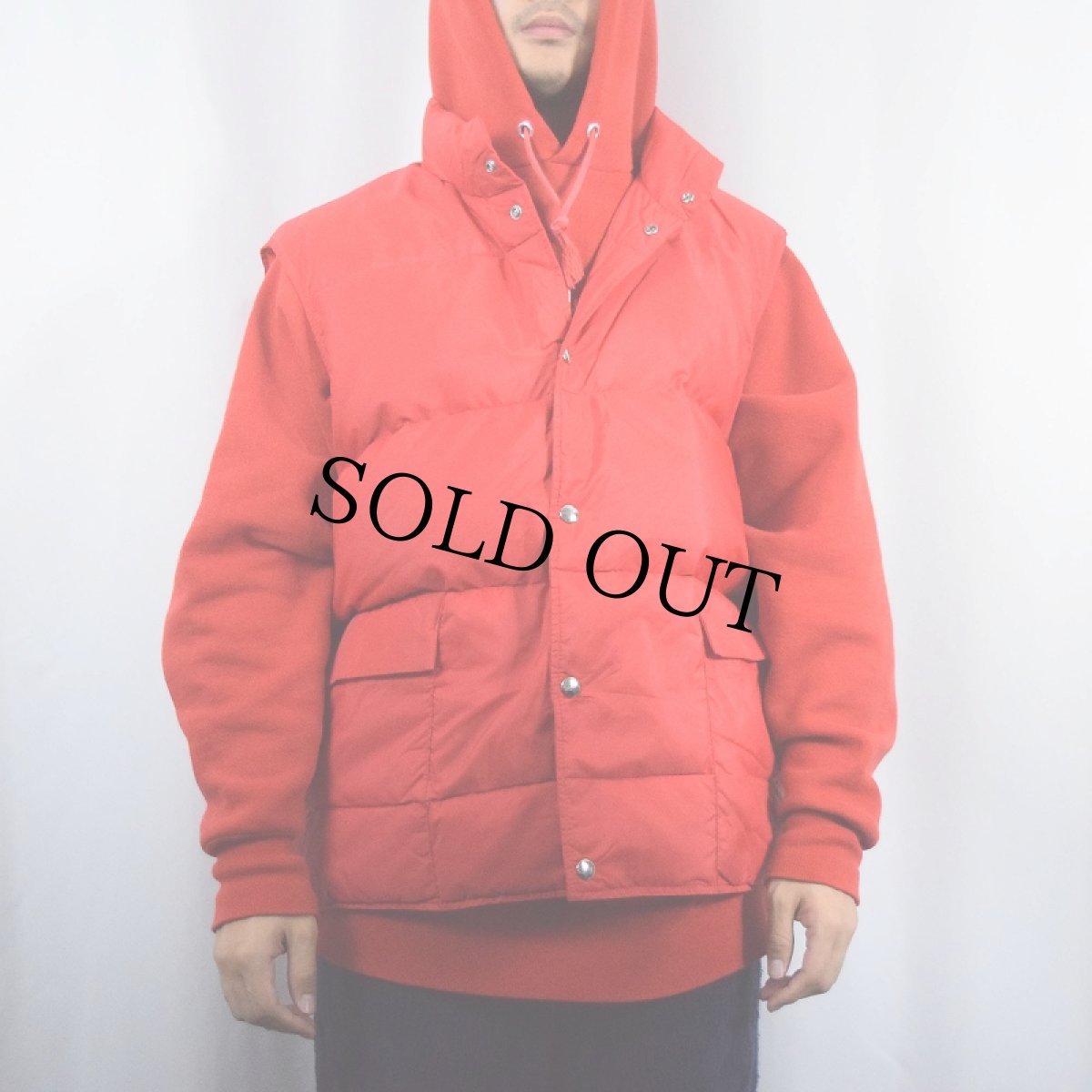 画像2: 80's L.L.Bean ナイロン ダウンベスト XXL (2)