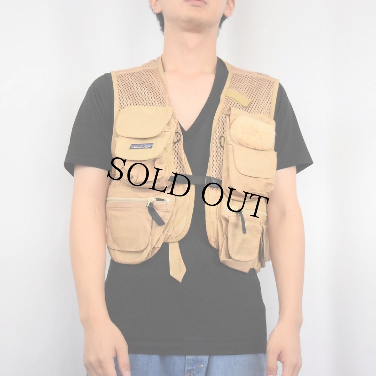 画像2: 90's patagonia フィッシングベスト M (2)