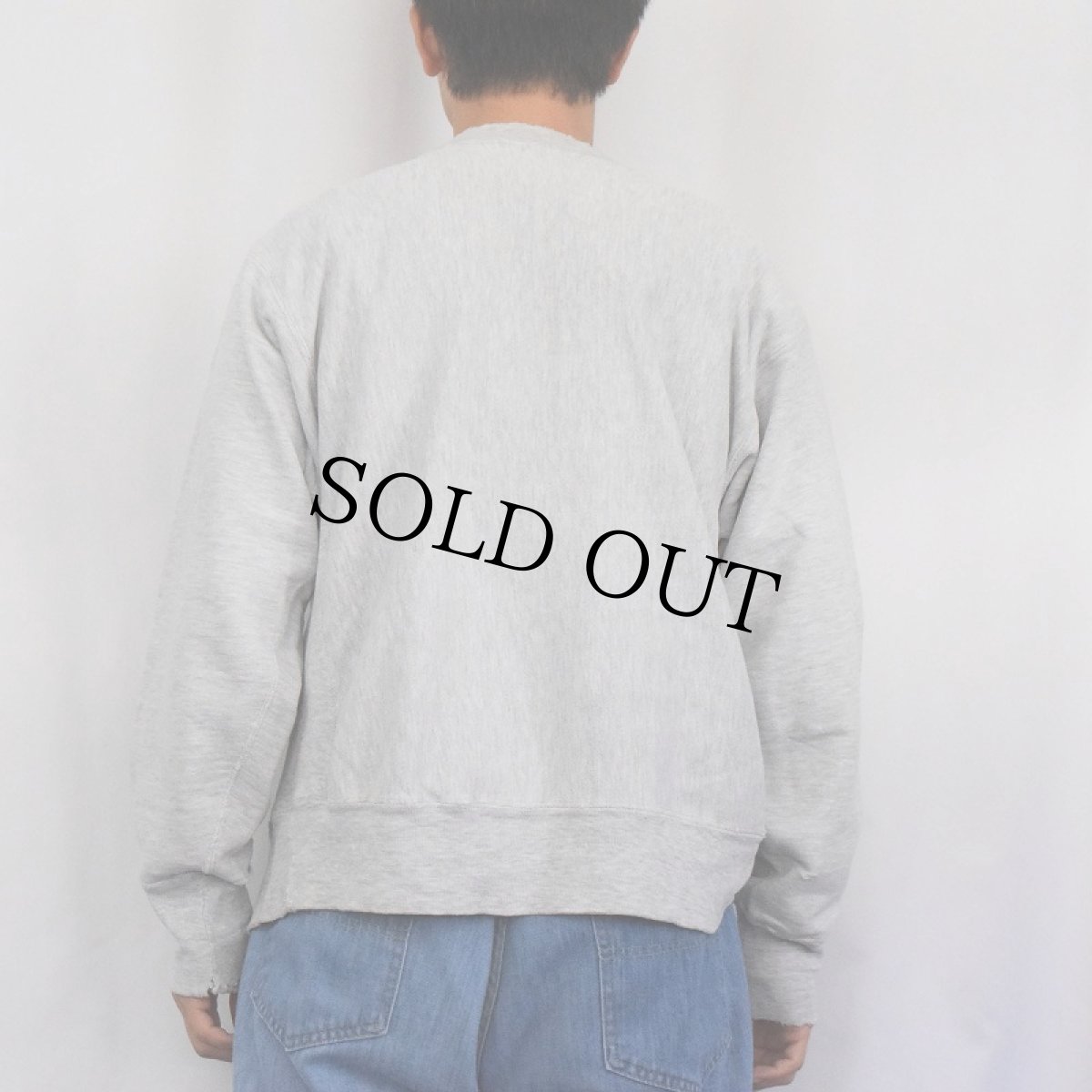 画像3: 80's Champion REVERSE WEAVE USA製 トリコタグ "MICHIGAN STATE" プリントスウェット L (3)