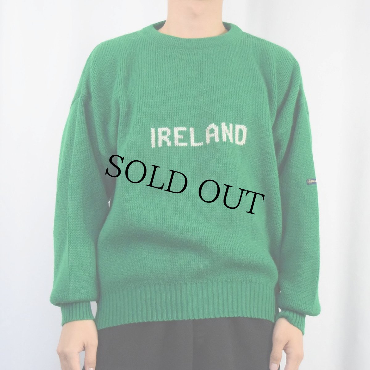 画像2: 〜90's Blarney Castle IRELAND製 "IRELAND" アクリルニットセーター (2)