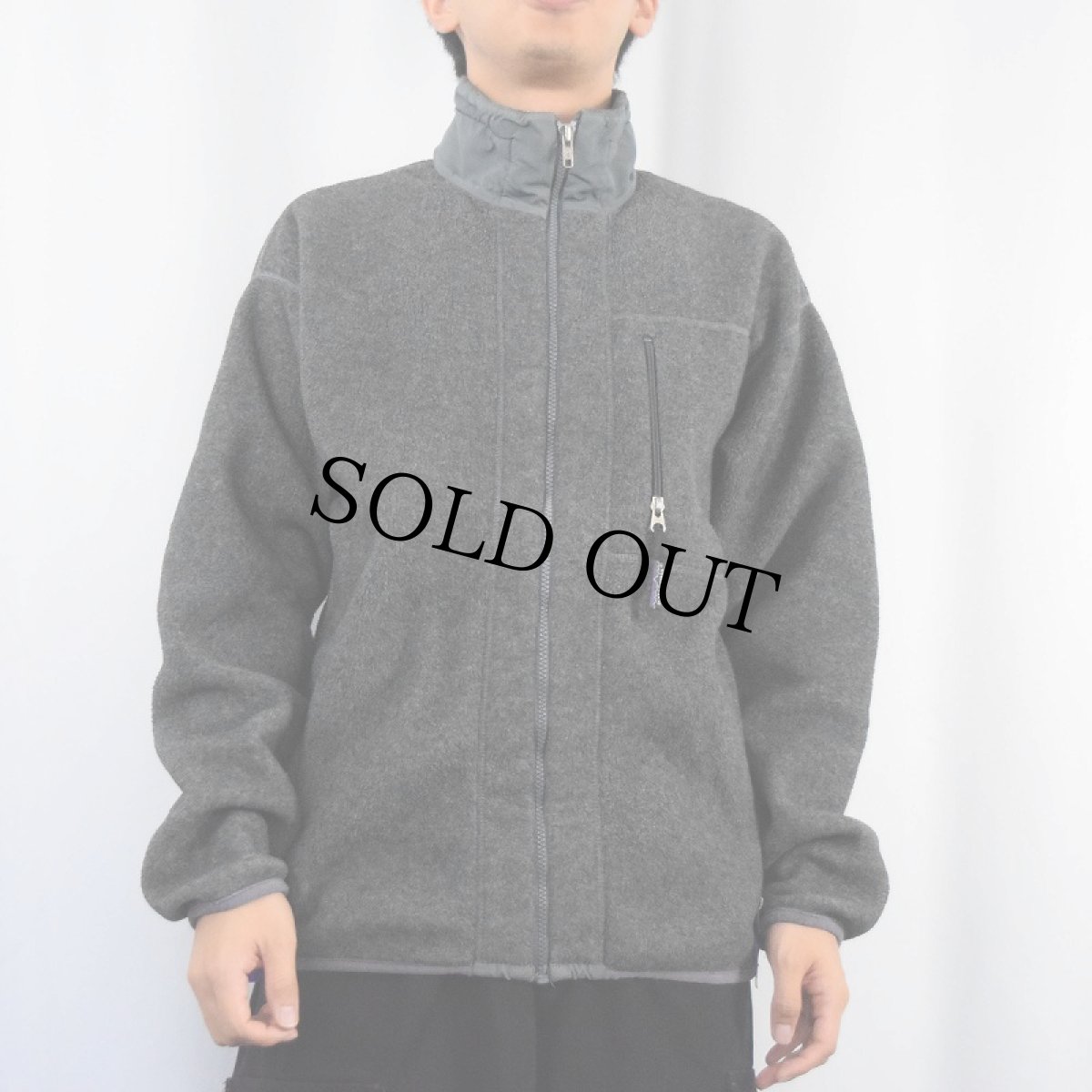 画像2: 90's Patagonia USA製 フリースジップジャケット M (2)