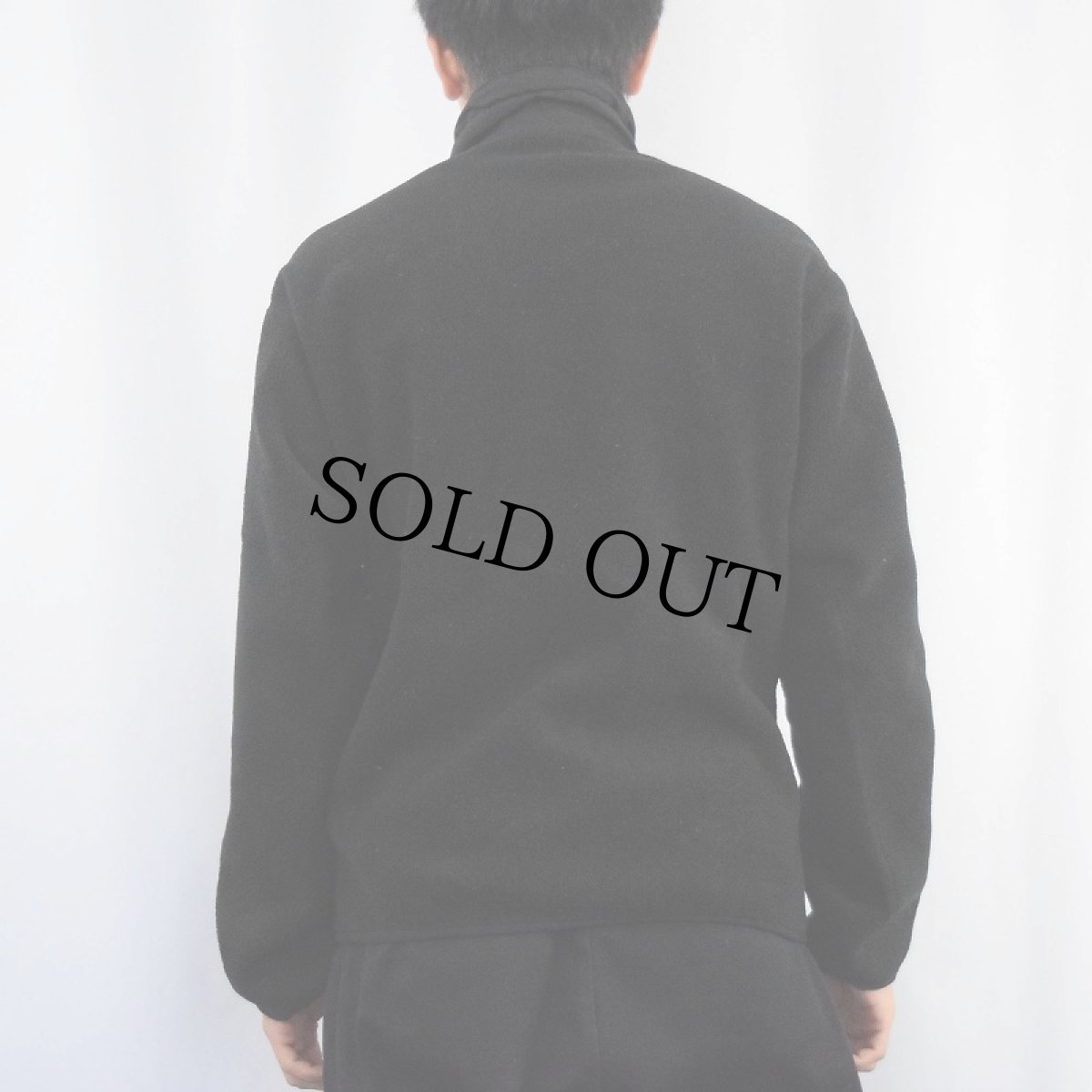 画像3: 90's Patagonia USA製 シンチラ フリースジップジャケット BLACK S (3)