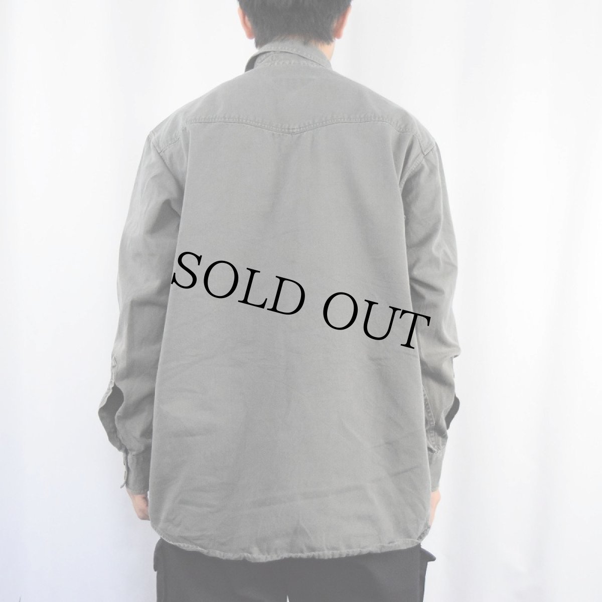 画像3: 【SALE】 90's ORVIS "MALPAI" ハーフスナップシャツ M (3)