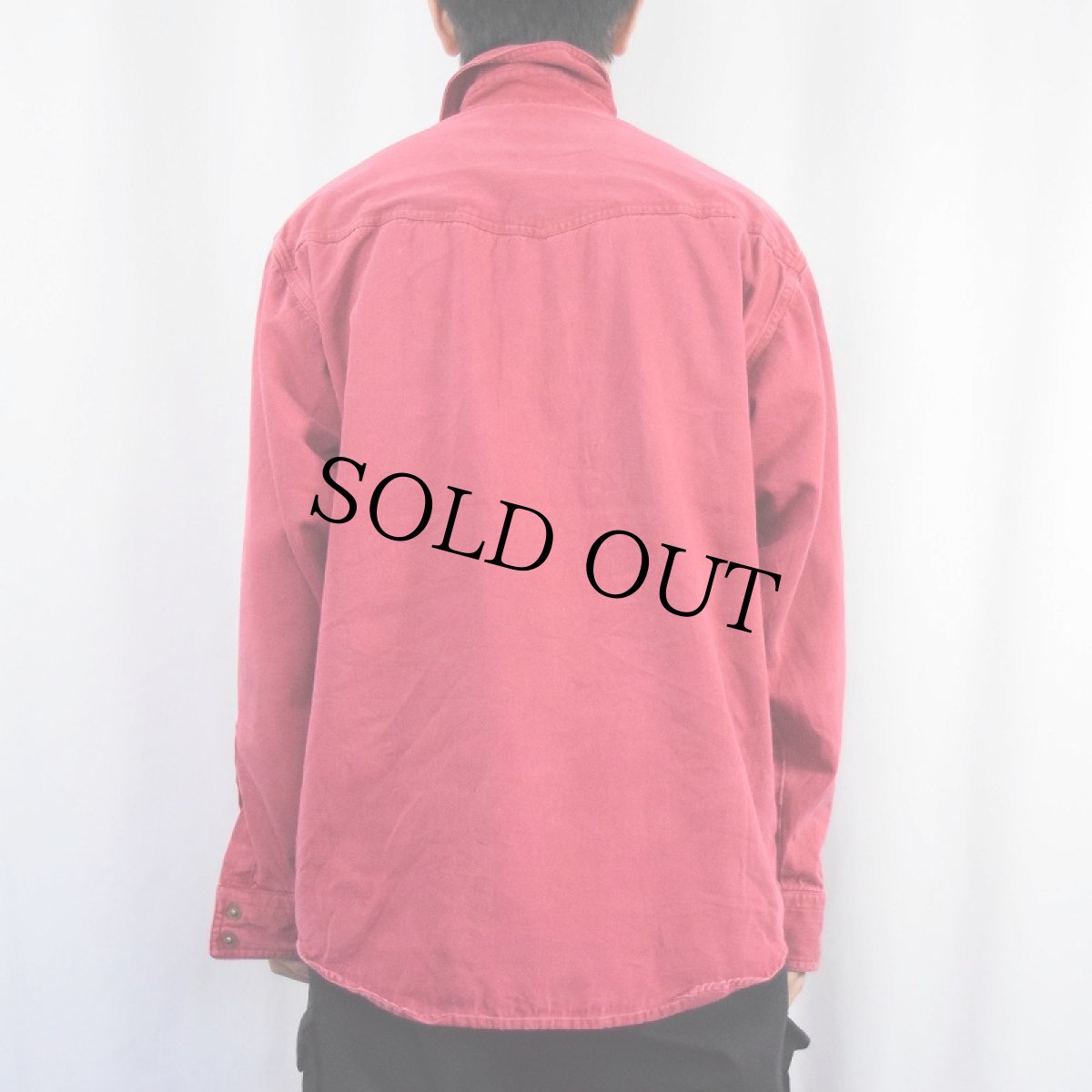 画像3: 90's ORVIS USA製 "MALPAI" ハーフスナップシャツ M (3)