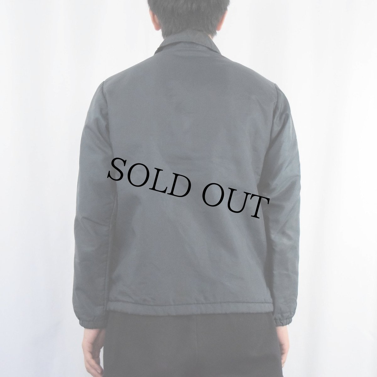 画像3: 70〜80's DEERFOOT USA製 裏ボア チェーン刺繍 ナイロンコーチジャケット (3)