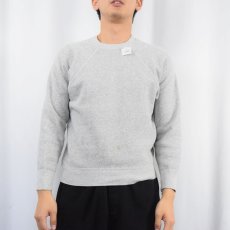 画像2: 50〜60's Wilson USA製 霜降り ラグランスウェット (2)