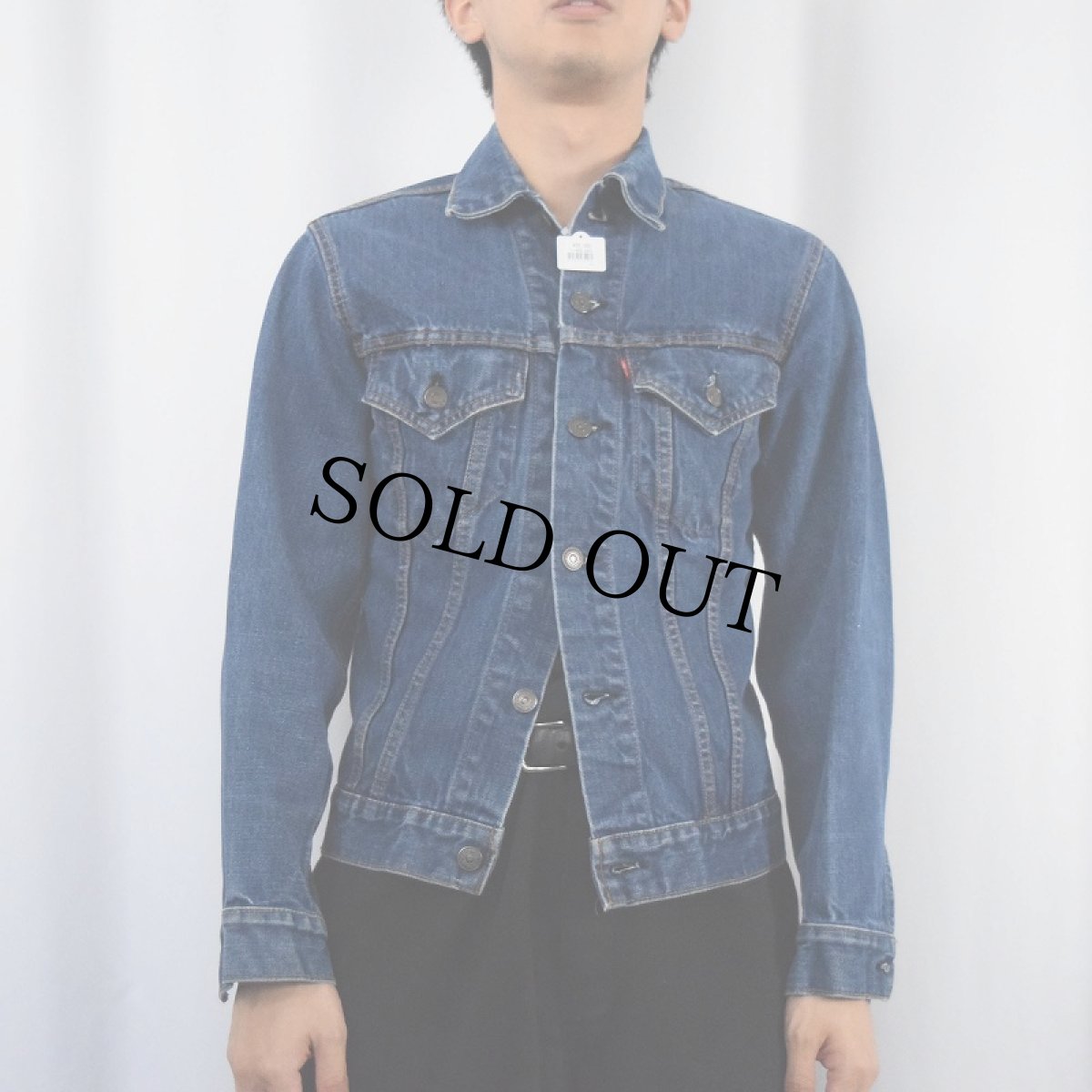 画像2: 60〜70's LEVI'S 70505 BIGE デニムジャケット (2)