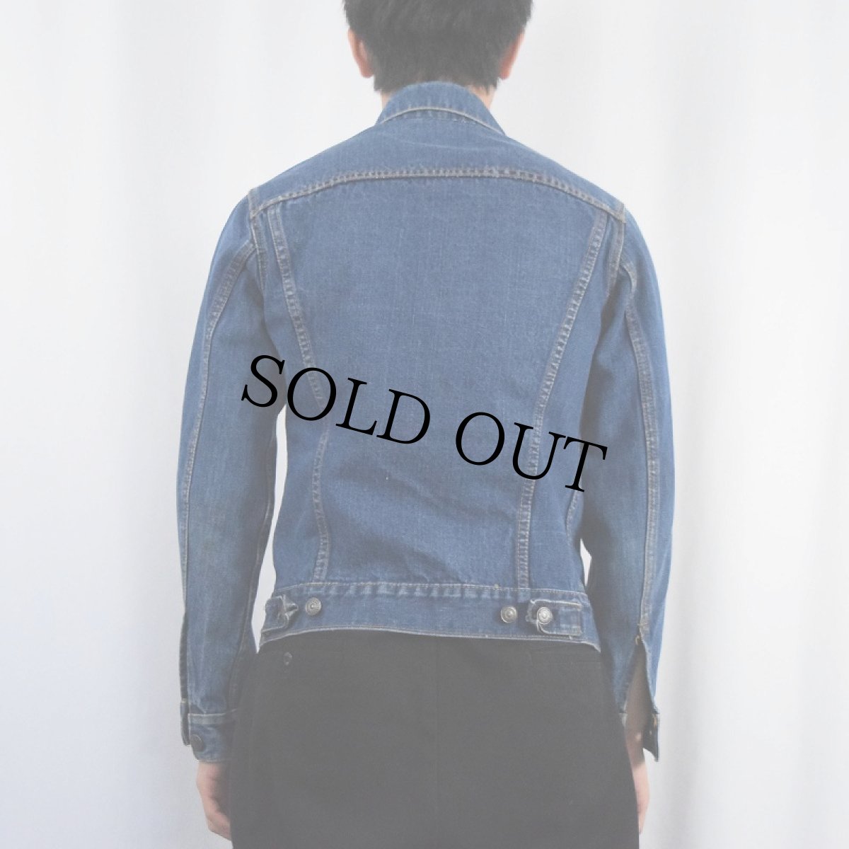 画像3: 60〜70's LEVI'S 70505 BIGE デニムジャケット (3)