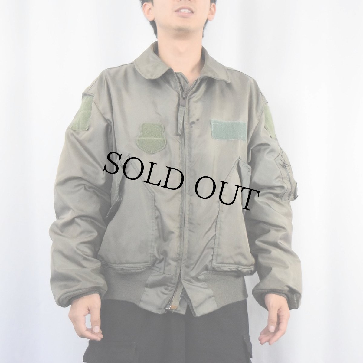画像2: 80's U.S.AIR FORCE CWU-45/P フライトジャケット X-LARGE (2)
