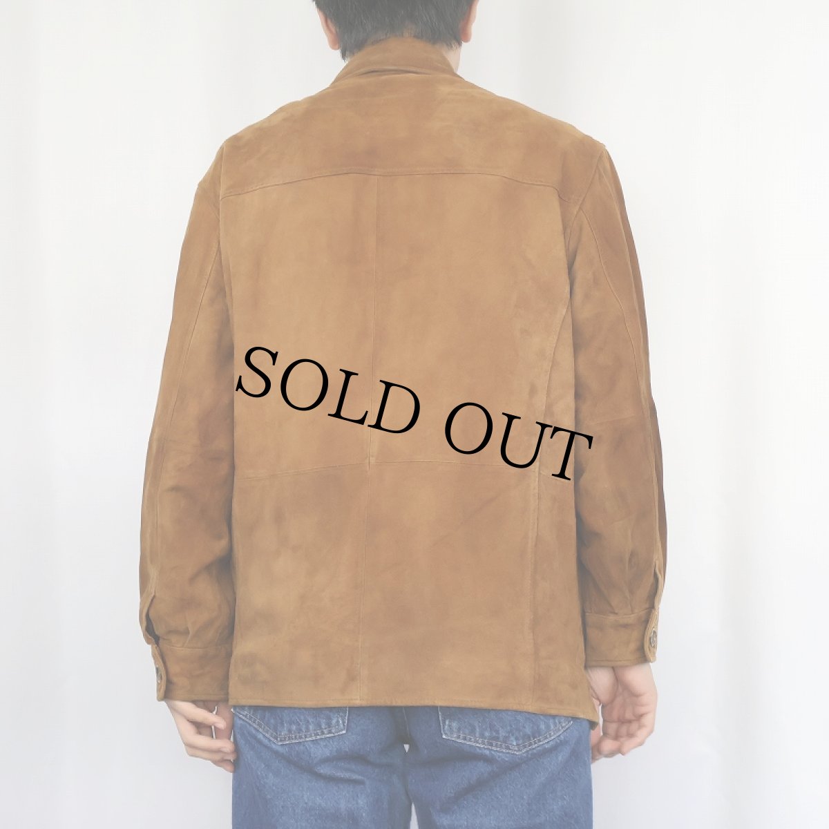 画像3: Brooks Brothers スエードレザージャケット S (3)