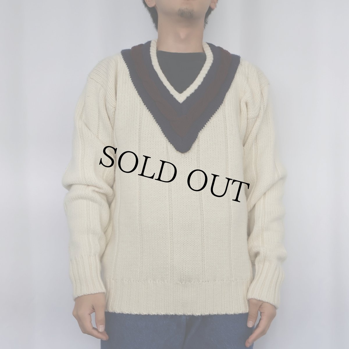 画像2: POLO Ralph Lauren ウール チルデンニットセーター L (2)