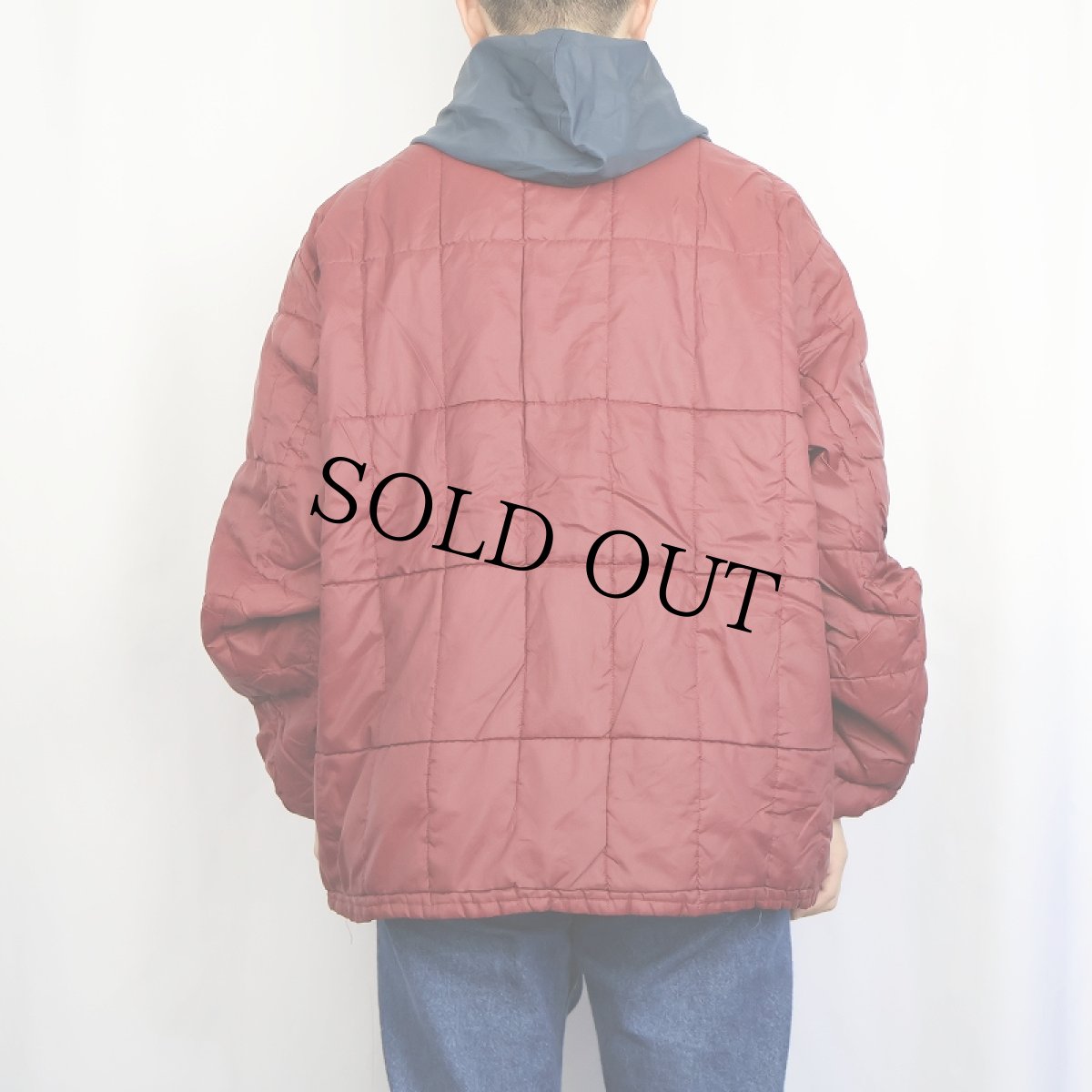 画像4: 70〜80's 中綿入り リバーシブル キルティングパーカー (4)