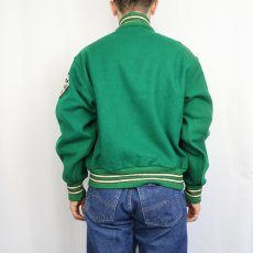 画像3: 60's Powers "DI BARTOLA'S" ワッペン付き メルトンウールスタジャン SIZE42 (3)