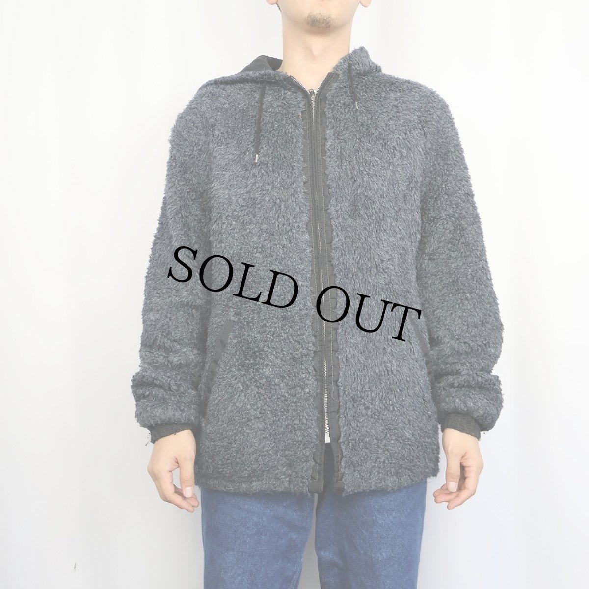 画像3: 70's〜 中綿入り リバーシブル ボアジップパーカー (3)