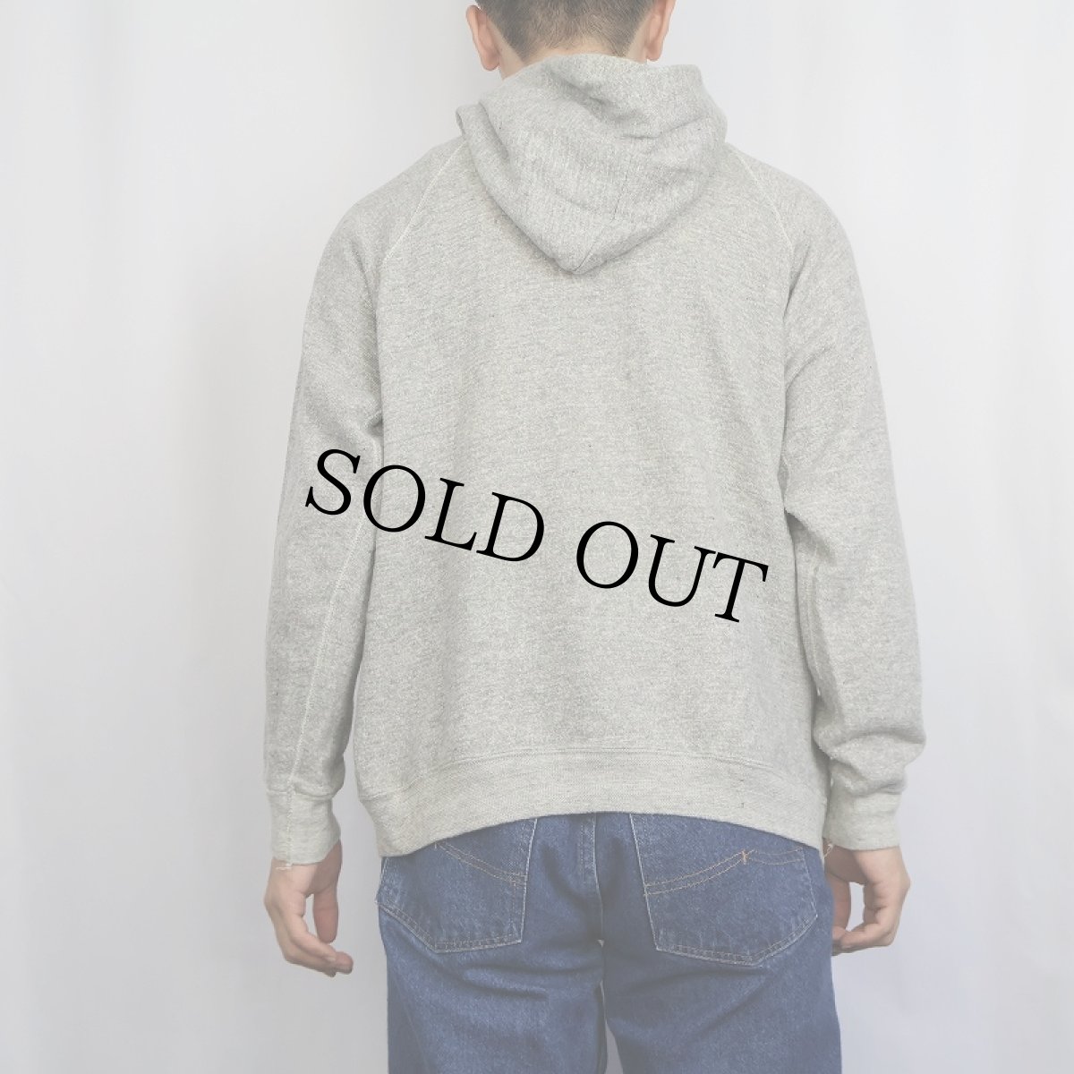 画像3: 70〜80's 無地ラグランスウェットフーディ (3)