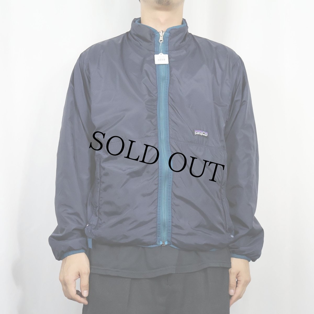 画像3: 【SALE】 90's Patagonia USA製 リバーシブル グリセードフリースジャケット NAVY M (3)