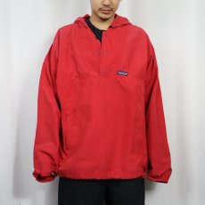 画像2: 80's Patagonia USA製 ハーフスナップ バギーズプルオーバージャケット XL (2)