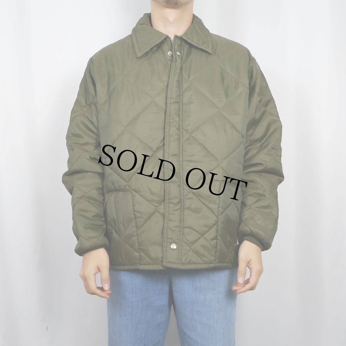 画像2: 80's BIG SMITH 中綿入り キルティングジャケット (2)