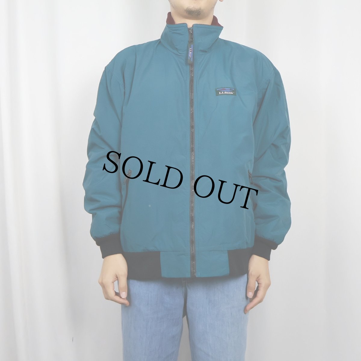 画像2: 80's L.L.Bean ナイロンジップジャケット (2)