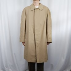画像3: 80〜90's Burberrys' ENGLAND製 ポリエステル×コットン ステンカラーコート (3)