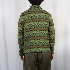 画像3: 60's White Stag Denmark製 総柄 ジャガードニットジャケット (3)