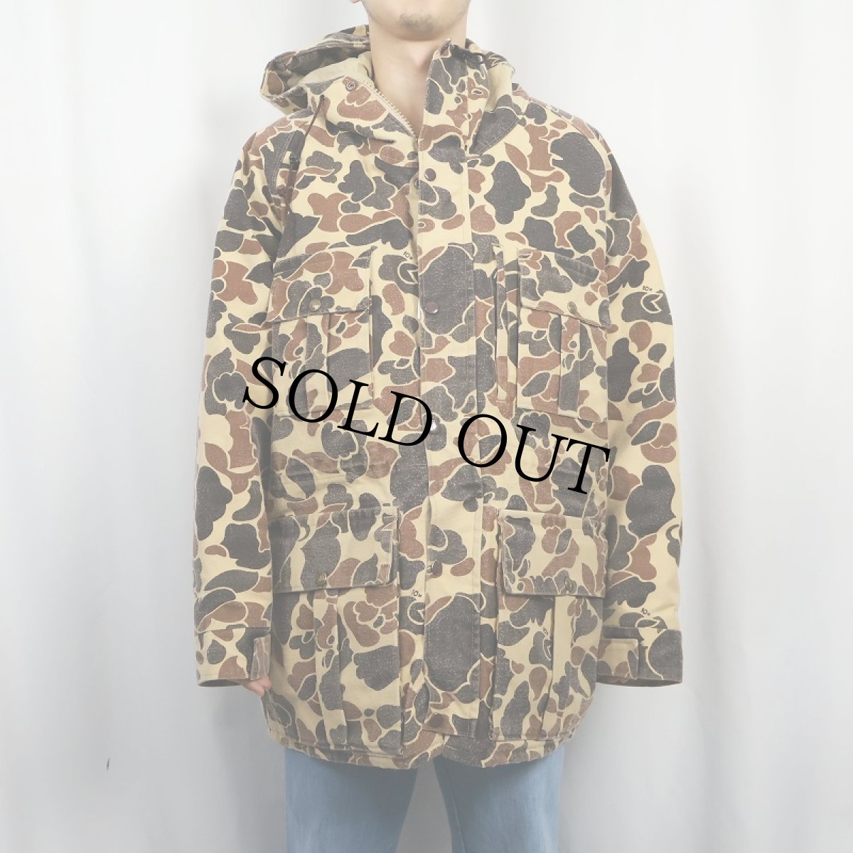 画像2: 10x USA製 GORE-TEX ダックハンターカモ柄 マウンテンパーカー L (2)