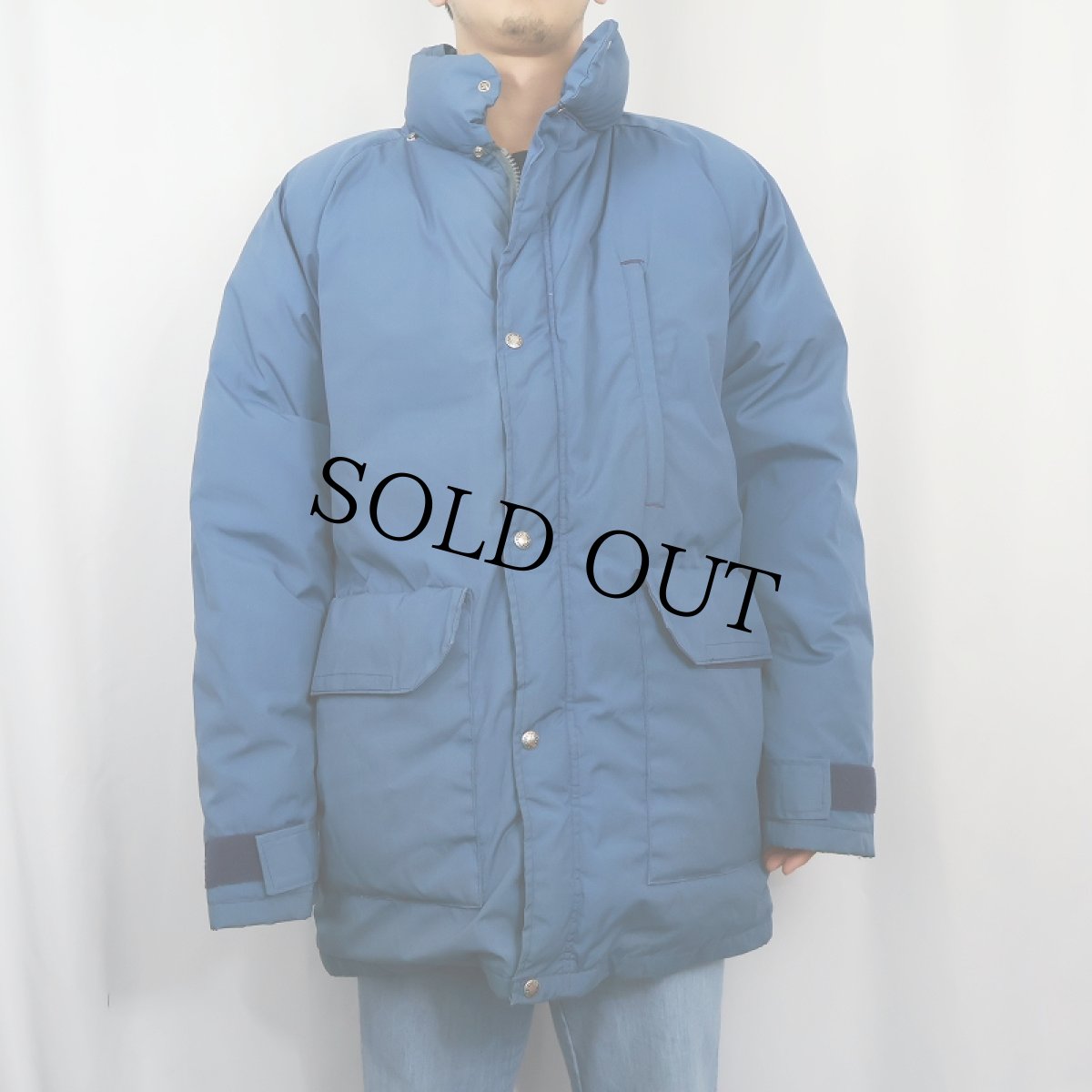 画像2: 80's THE NORTH FACE 茶タグ ダウンジャケット L (2)