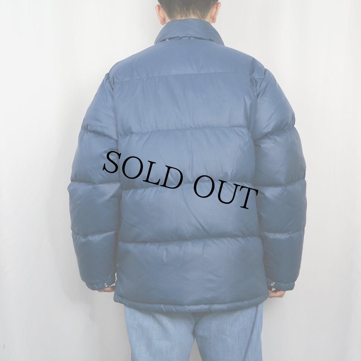 画像3: 80's THE NORTH FACE 茶タグ ダウンジャケット M (3)