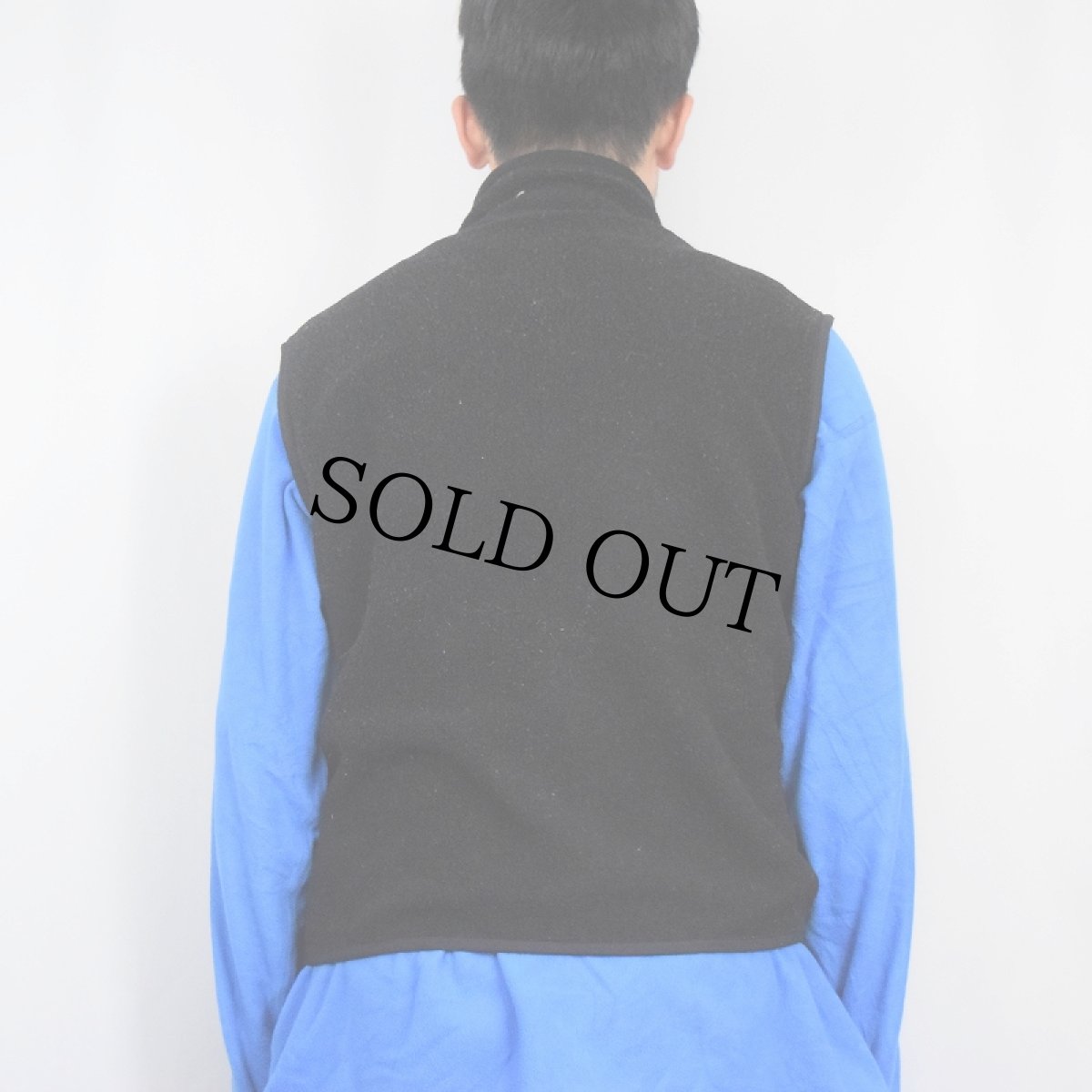 画像3: 90's Patagonia USA製 フリースベスト BLACK M (3)