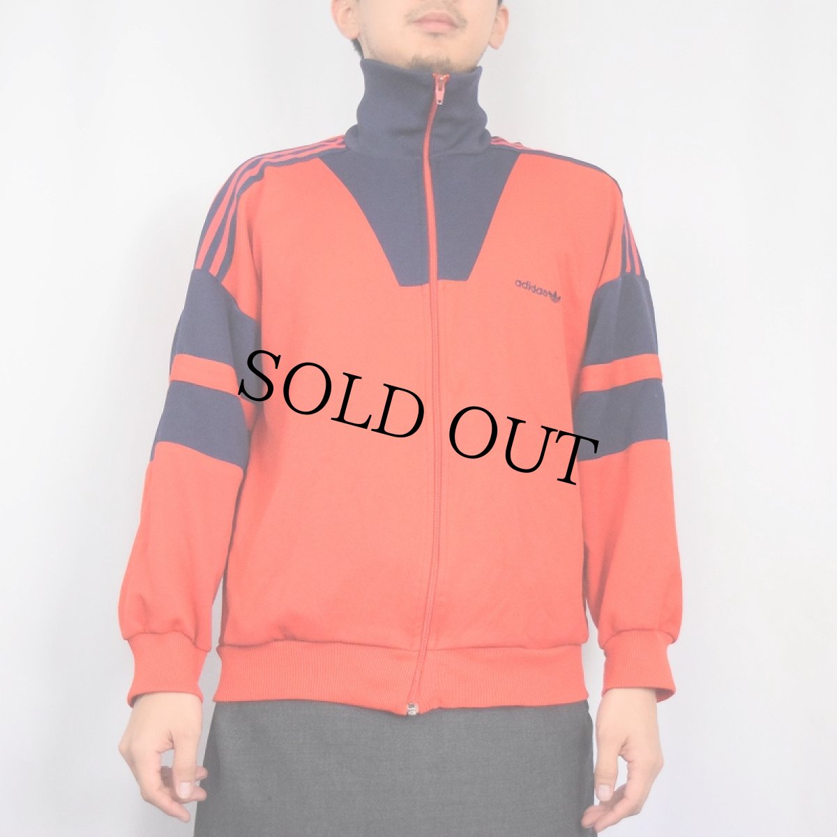 画像2: 90's adidas 切り替えデザイン トラックジャケット S (2)