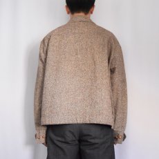 画像3: 70's THE GALLERY BY HAGGAR カラーネップ混 ツイードジャケット XL (3)