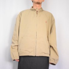 画像2: 90's POLO Ralph Lauren USA製 チンスト付き コットンスイングトップ XL (2)