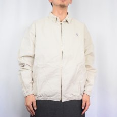 画像2: 90's POLO Ralph Lauren USA製 チンスト付き コットンスイングトップ L (2)