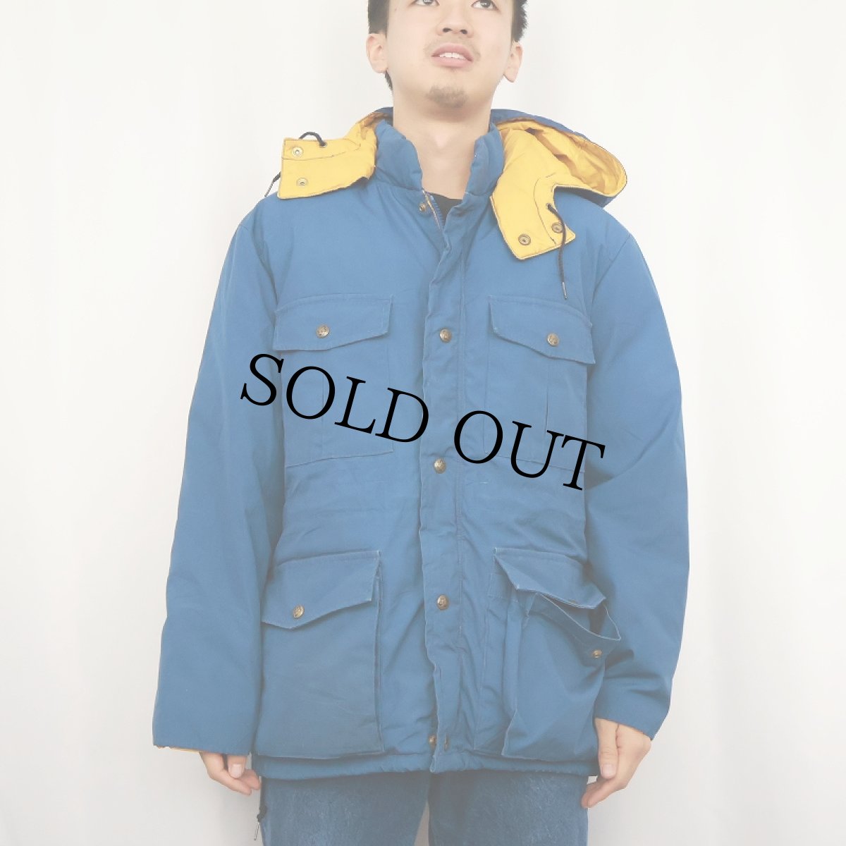 画像2: 70〜80's Eddie Bauer ダウンジャケット NAVY M (2)