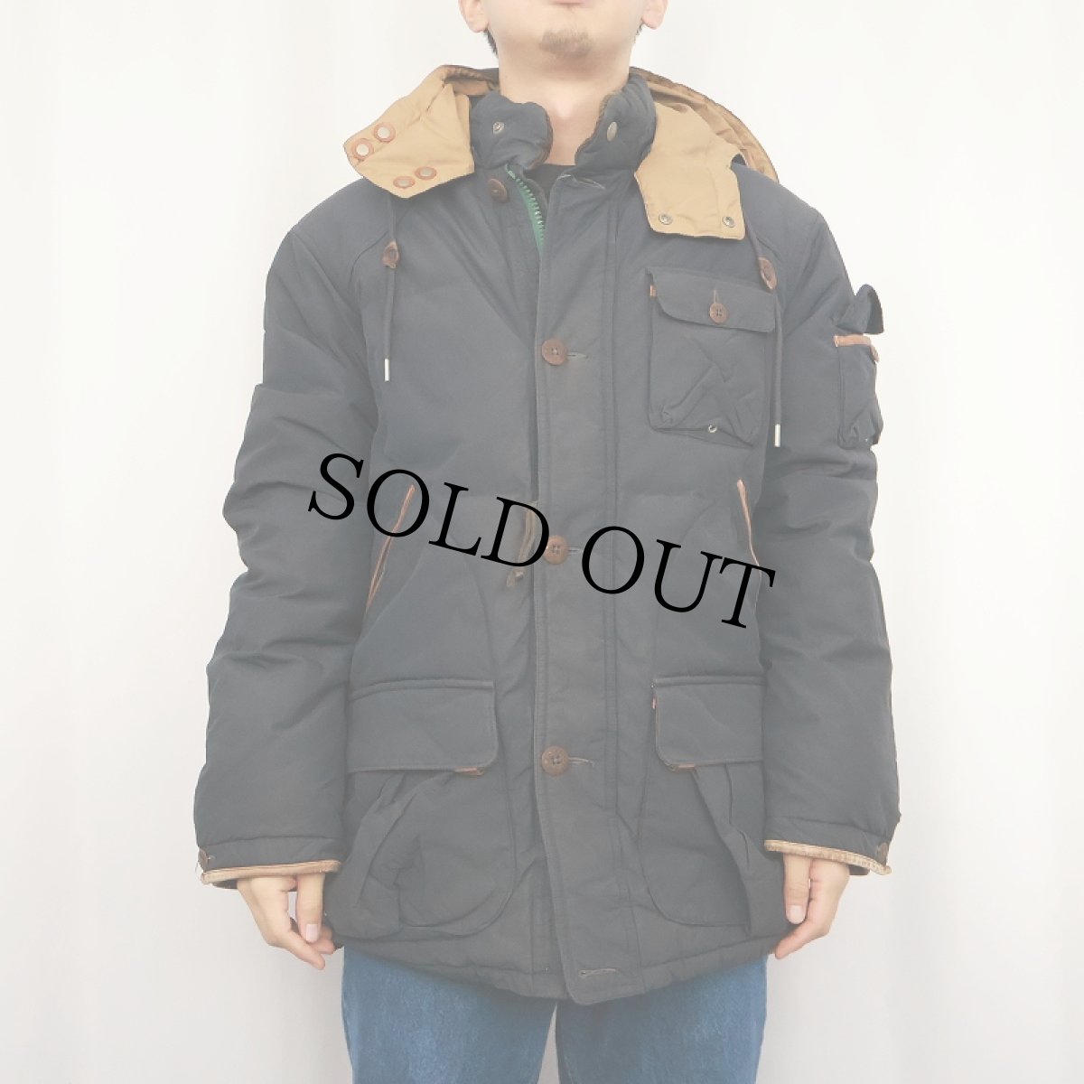 画像2: POLO Ralph Lauren ダウンジャケット NAVY M (2)