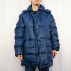 画像2: 70〜80's Eddie Bauer ダウンコート NAVY (2)
