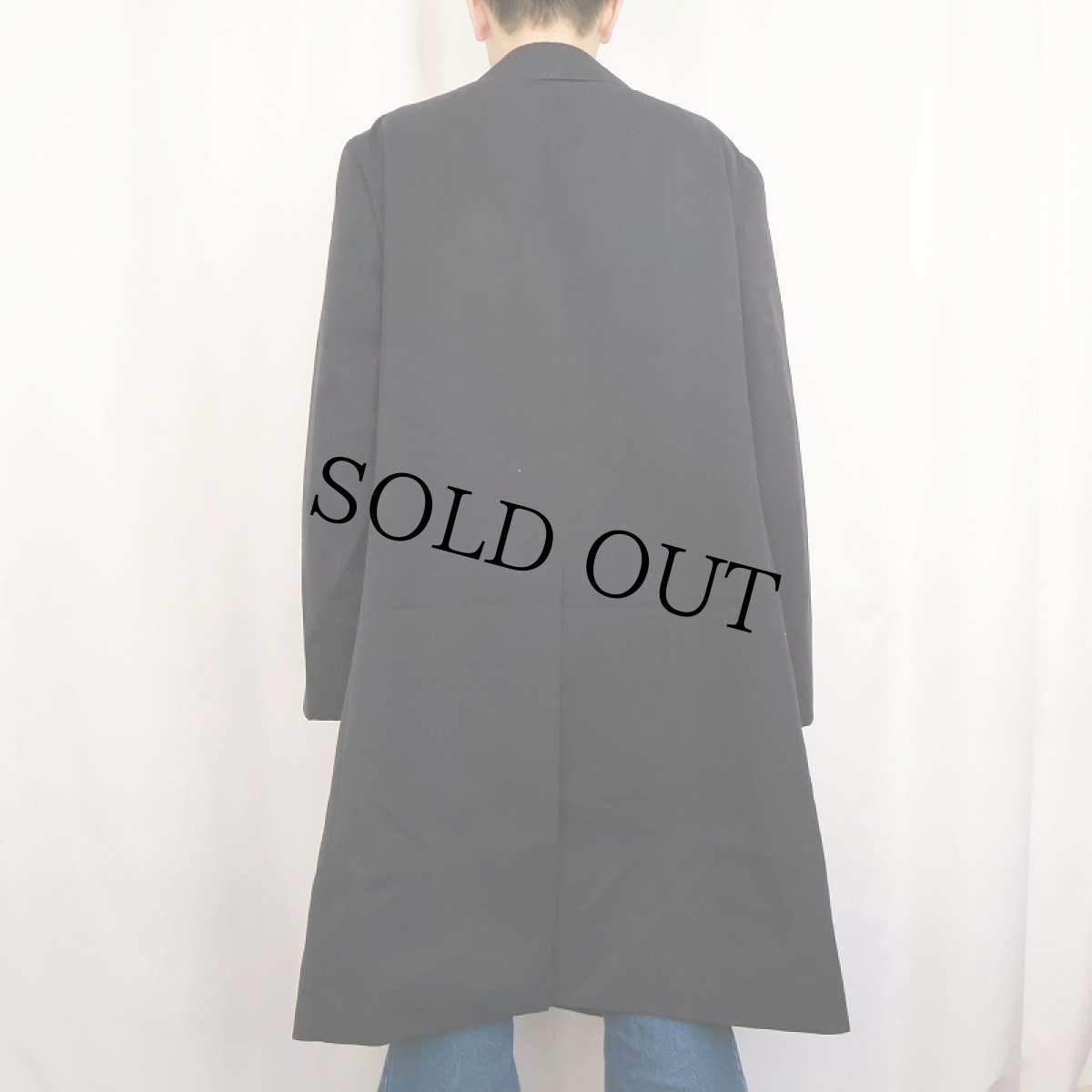 画像3: 70〜80's Burberrys' ENGLAND製 "SOLGARDINE" ウールギャバジン ステンカラーコート NAVY (3)