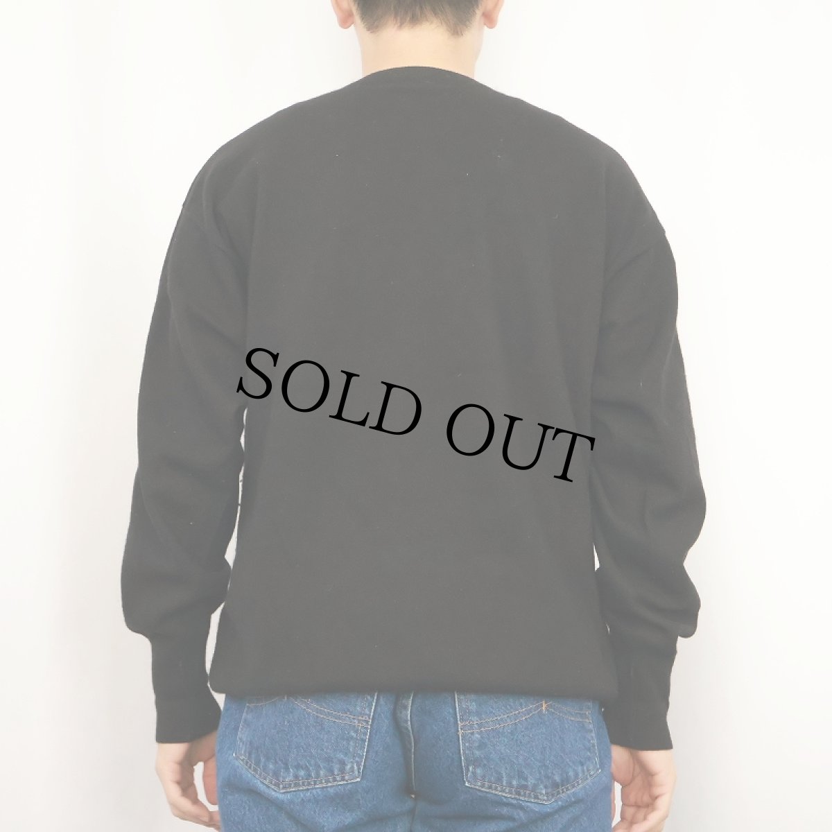 画像3: 80's Burberrys SCOTLAND製 カシミアニットセーター BLACK M (3)