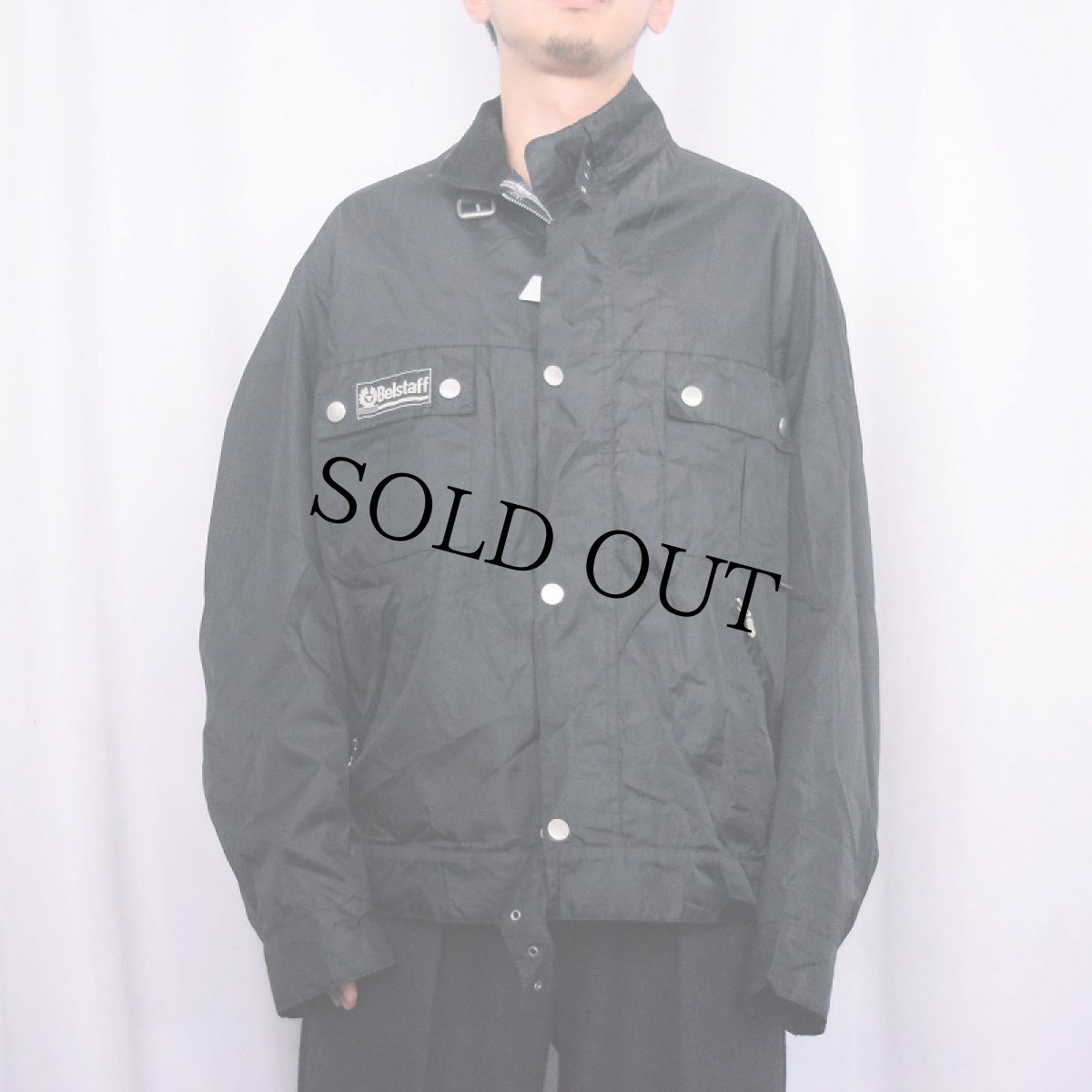 画像2: Belstaff ナイロンジャケット BLACK XL (2)
