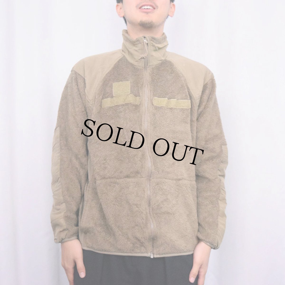 画像2: U.S.MILITARY ECWCS GEN3 Cold Weather コヨーテフリースジャケット MEDIUM-REGULAR (2)